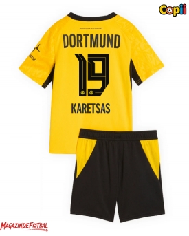 Borussia Dortmund Konstantinos Karetsas #19 Echipament de Fotbal Replică 2026-27 Copii Acasa (+ Șorturi)